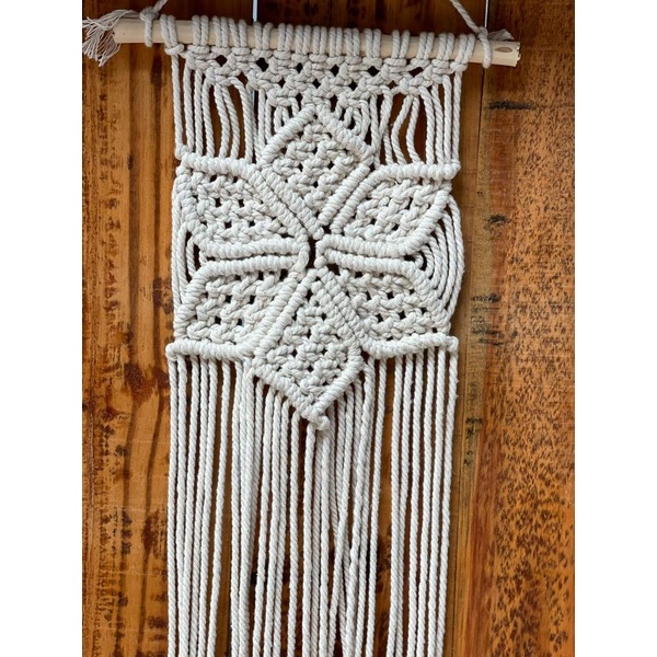 READY STOK) macrame hiasan dinding bunga / macrame wall hanging (HD 028)