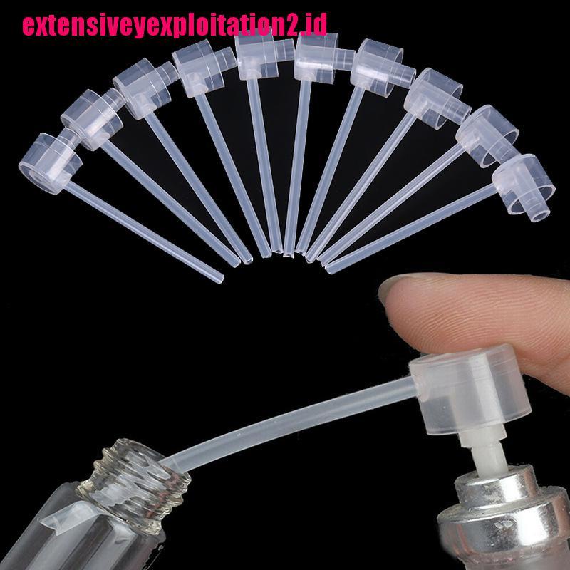 10 / 30 / 50pcs Corong Pompa Dispenser Parfum Dapat Diisi Ulang