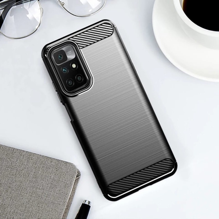 Casing Softcase Xiaomi Redmi 10 10A 10 Prime IPAKY Carbon Fiber Matte Softcase