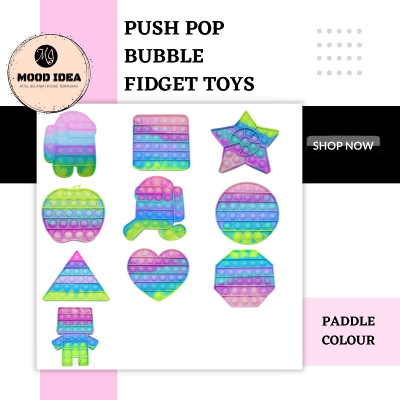 (MI) Pop It Rainbow Paddle Colour-7