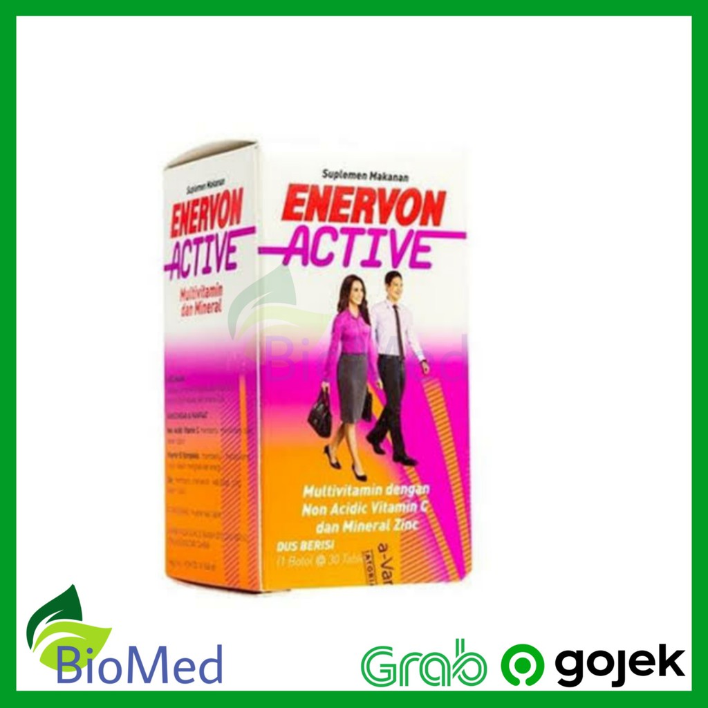 ENERVON ACTIVE TABLET BOTOL - Vitamin C Suplemen Enervon Aktif