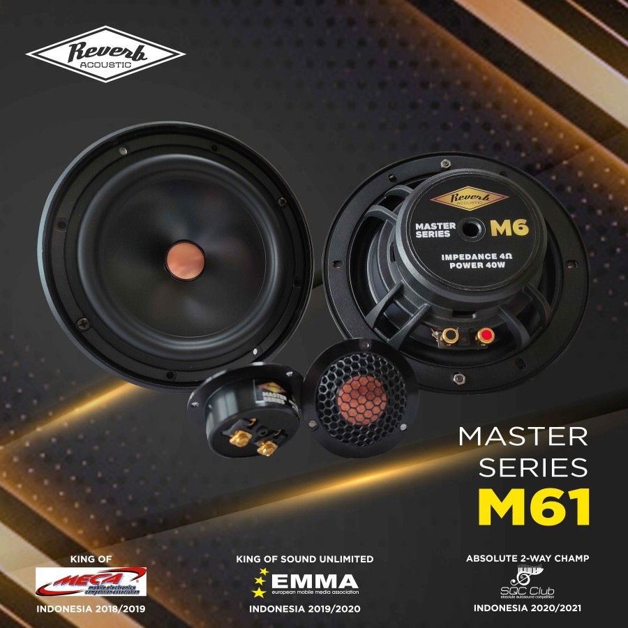 Speaker 2 Way Reverb Acoustic M61 Sound Quality