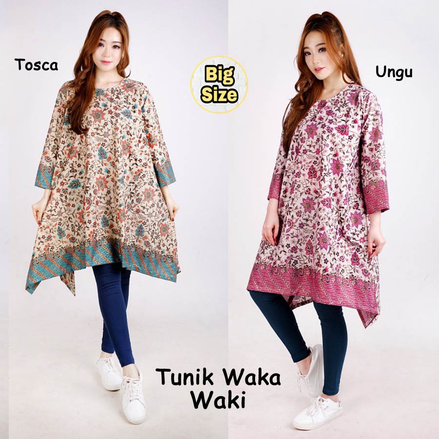 BIGCLO COD LD 120cm Baju  Atasan  Tunik Wanita Jumbo 