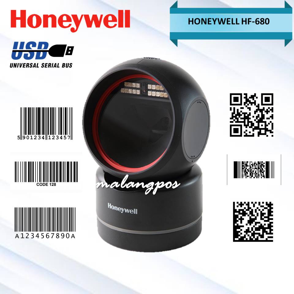 Honeywell Barcode Scanner Orbit HF 680 HF680 Handsfree Imaging USB 2D