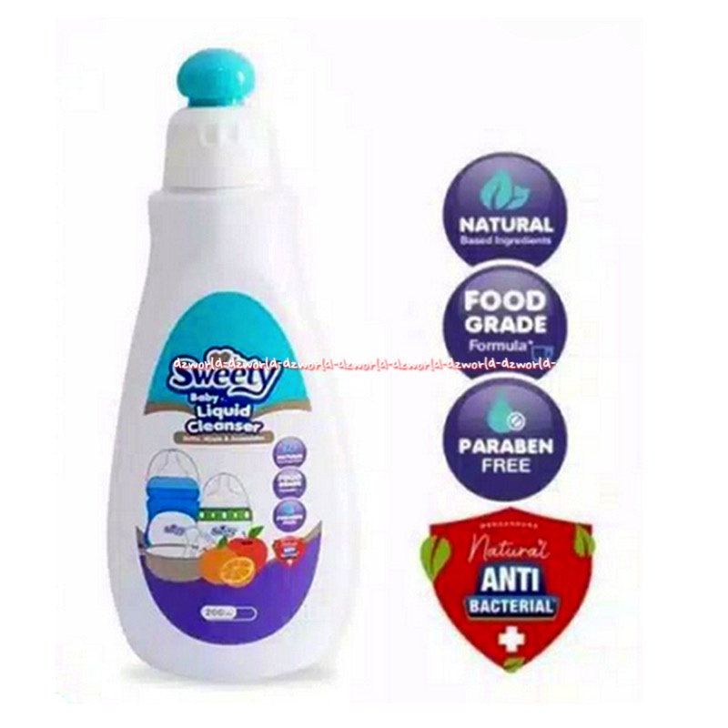 Sweety Baby Liquid Cleaneser Cairan Pembersih Botol Susu Sayuran 200ml