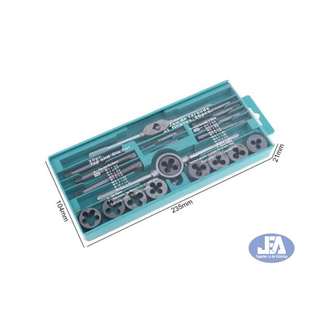 Favoritkan Bagikan Set 20pcs Alat Snai Senai Hand Tap Die Tapping