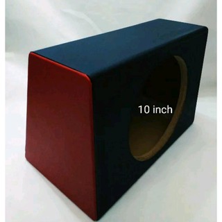 Box speaker subwoofer 10 inch cocok untuk mobil maupun rumah Bahan halus lapis vinyl list merah