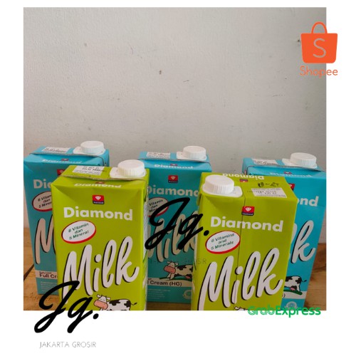 PAKET UHT DIAMOND PREMIUM 3 pcs & LOW FAT 2 pcs 946 ml 5 PCS 1 LITER / SELITER 1000