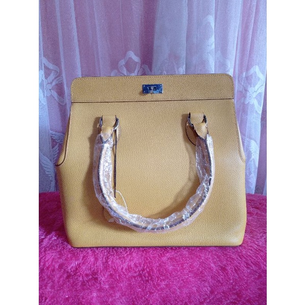 Tas / hermes / tas wanita / tas hermes murah / cuci gudang / kuning / preloved