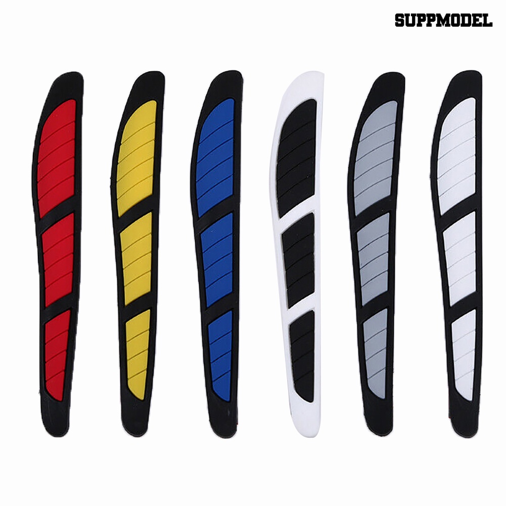 4pcs Stiker Strip Pelindung Pinggiran Pintu Mobil Anti Tabrakan