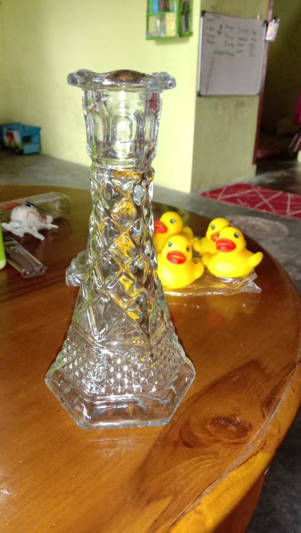 Bunga Dekorasi Meja Free Vas Bening Elegan