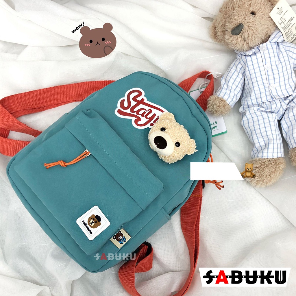 Tas Ransel Sekolah Anak Perempuan Dan Laki-Laki Backpack Unisex Anak PAUD TK SD Motif Carakter -204