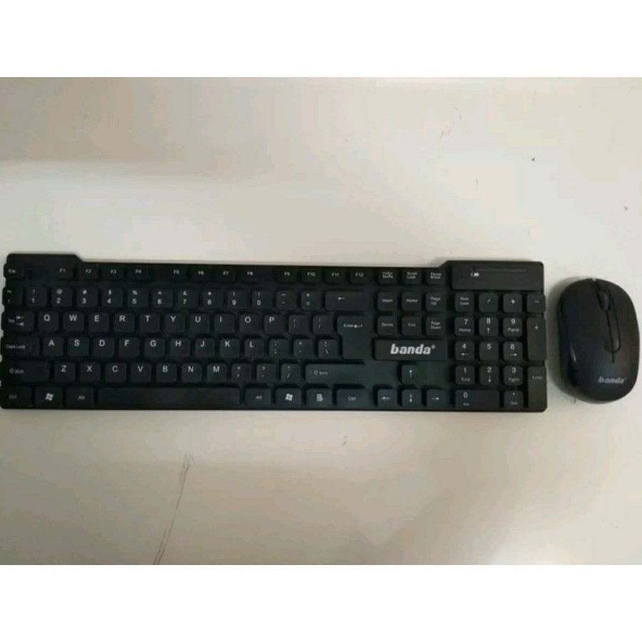 COMBO KEYBOARD MOUSE WIRELESS BANDA W 500 - W500 WIRELESS FREE BATTERY