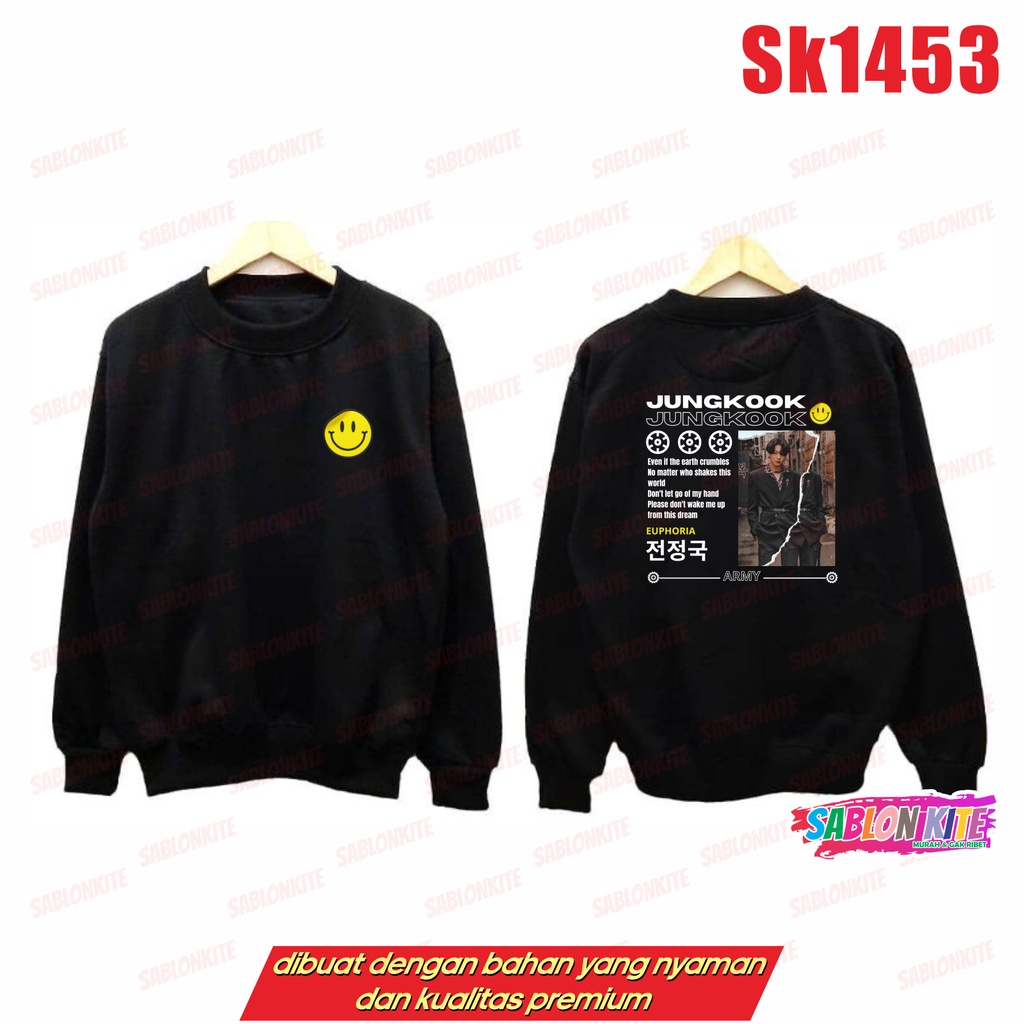 MURAH!!! SWEATER HOODIE KPOP JUNGKOOK EUPHORIA SK1453 UNISEX