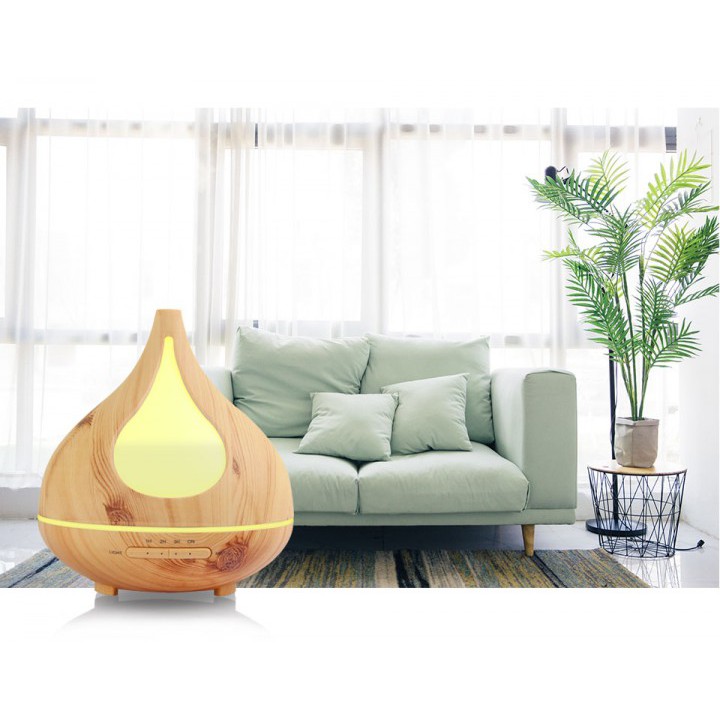 H35 Wooden Humidifier Aroma Diffuser Essential Oil 300ml