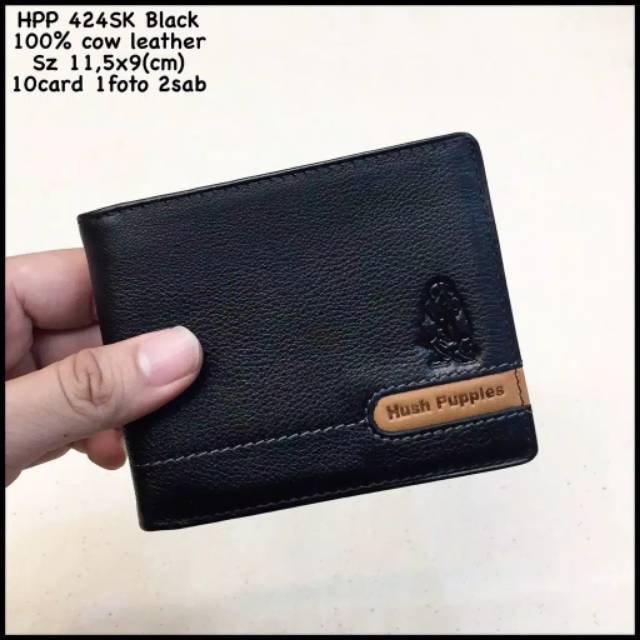 Dompet Pria Kulit Sapi Asli Model Lipat Bonus Box