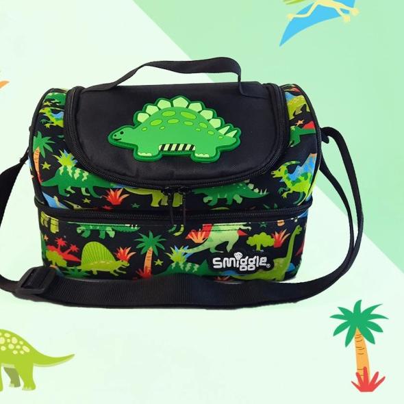 ♥ Smiggle Lunch Bag Double Decker New Motif / Tas Bekal Anak Smiggle - Unicorn Rainbow ❇