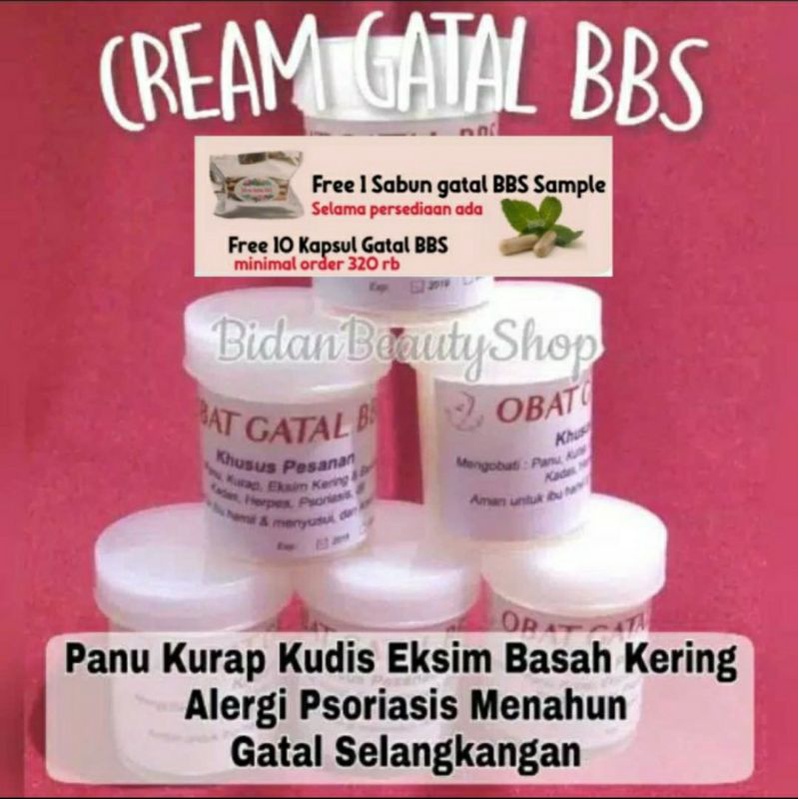 BBS Obat Gatal | Salep | Krim | Cream | Obat Oles Kulit | Panu Kurap Eksim Basah Kering Psoriasis Ga