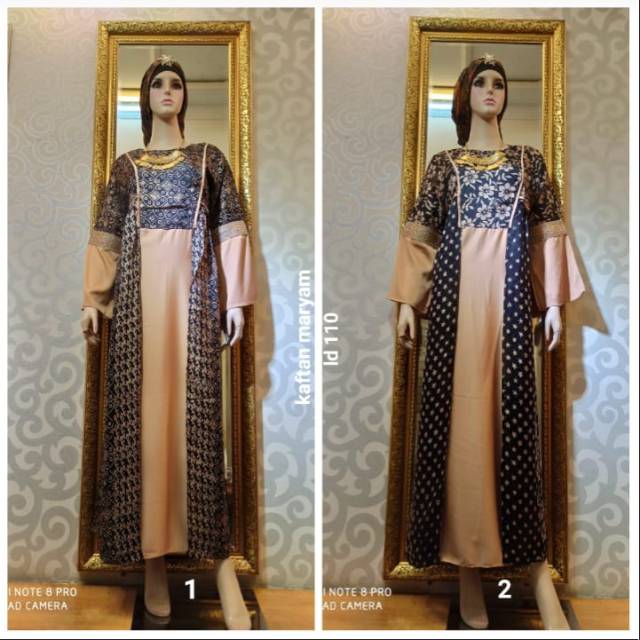 Gamis/Kaftan Batik Mewah