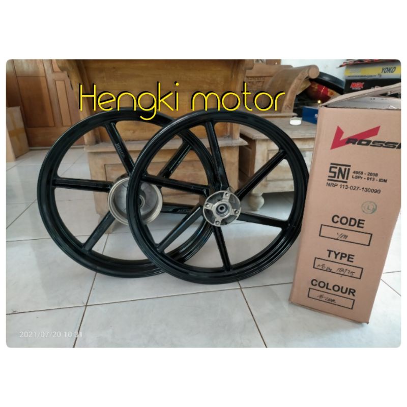 velg racing palang eagle/palang 6 untuk Vega lama, F1 zr, Jupiter z lama UK 185/215x17