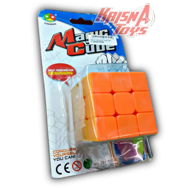 MAINAN EDUKASI ANAK RUBIK/MAGIC CUBE/PUZZLE RUBIC