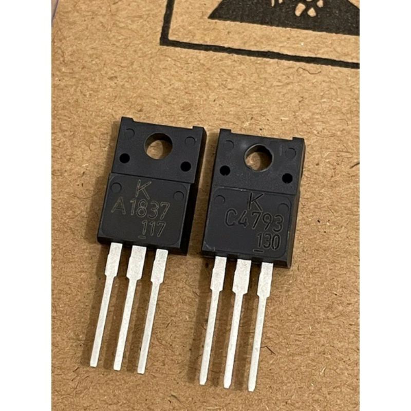 TRANSISTOR KEC A1837 - C4793 A 1837 - C 4793 ORI A1837-C4793 ORI TR KEC