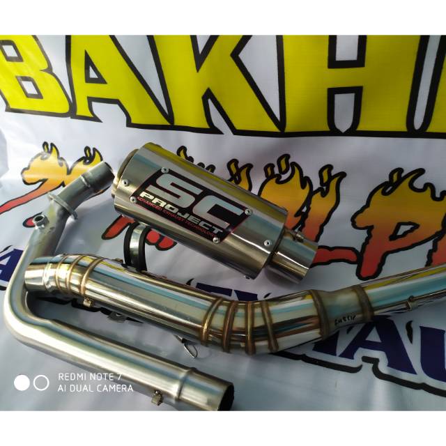 KNALPOT SC PROJECT VIXION CB150 CBR R15