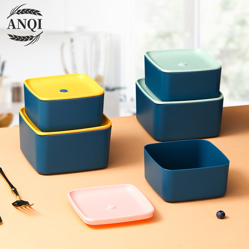 ANQI 1888 Lunch Box Set Kotak Makan Kotak Bekal Single/2 IN 1 Kapasitas Besar VS-94