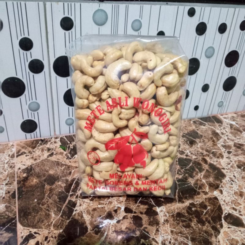 

kacang mente Mede mete matang/goreng original 500