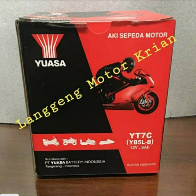 AKI / ACCU YUASA YT7C ASLI