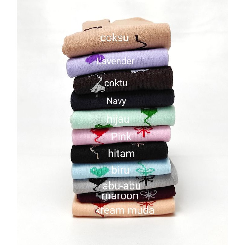 [BISA COD] kaos kaki jempol panjang motif POLKADOT batik