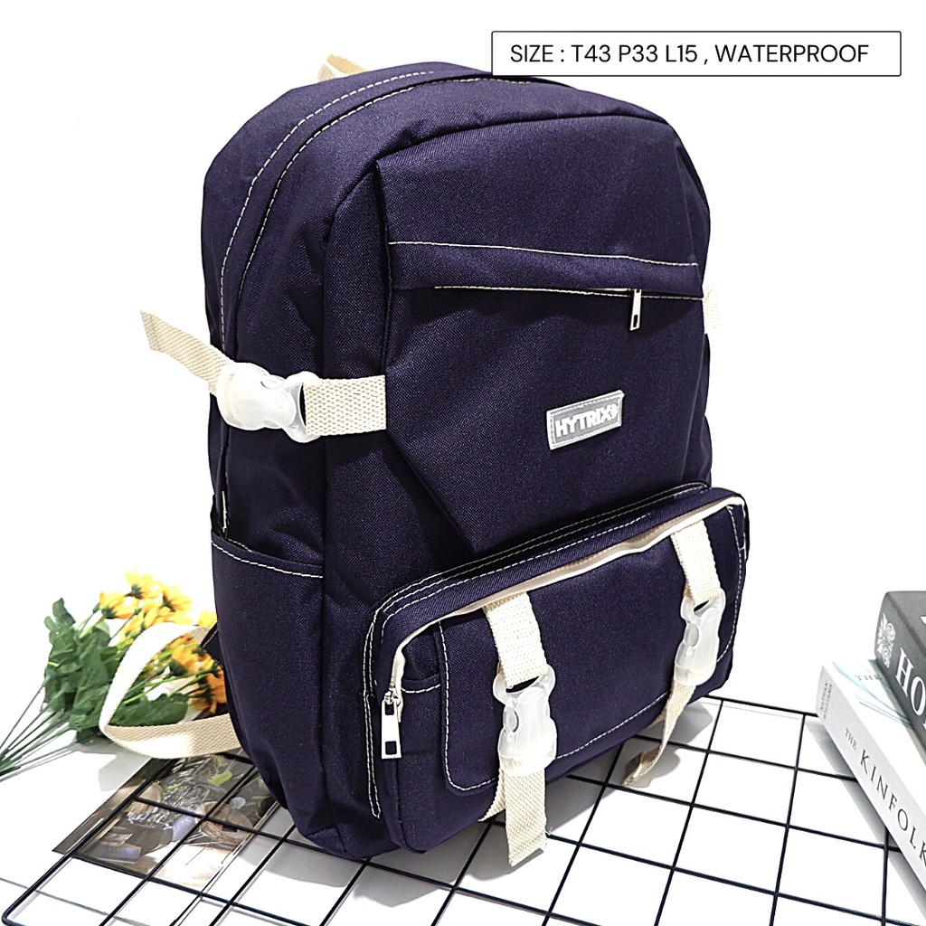 NEVSET Semarang Tas Ransel Backpack Multifungsi Punggung buat sekolah kuliah travel dll bisa cod