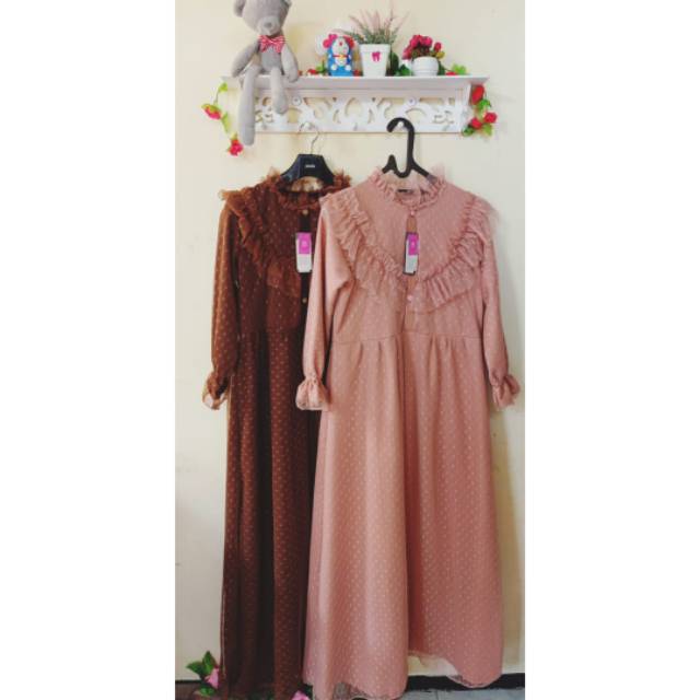 Gamis tile polkadot