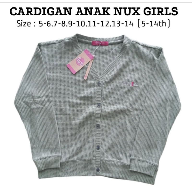 CARDIGAN ANAK NUX GIRLS