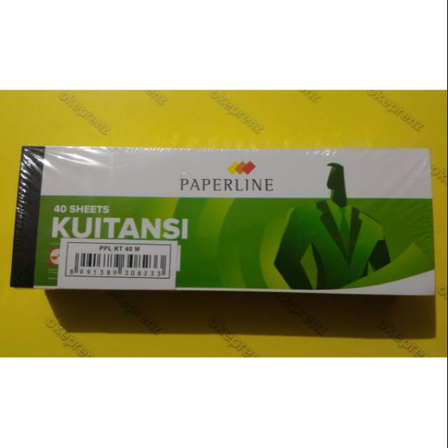 

kuitansi paperline kecil isi 40 lbr