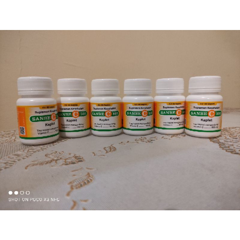 Sanbe C 500 isi 80 Vitamin C 500 mg