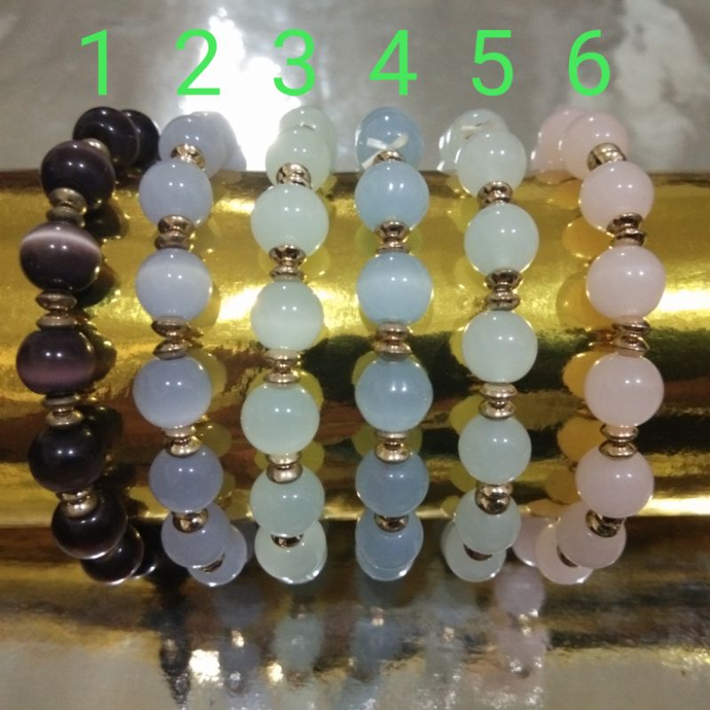 Gelang Batu Cat Eye variasi 08 mm