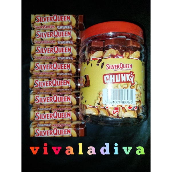 

Silverqueen Chungky Jar 33 gr satuan ecer [ Khusus bijian / pcs an ]