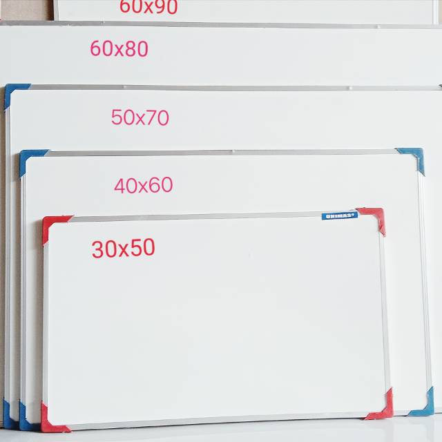 30x50 papan tulis whiteboard magnet dan biasa