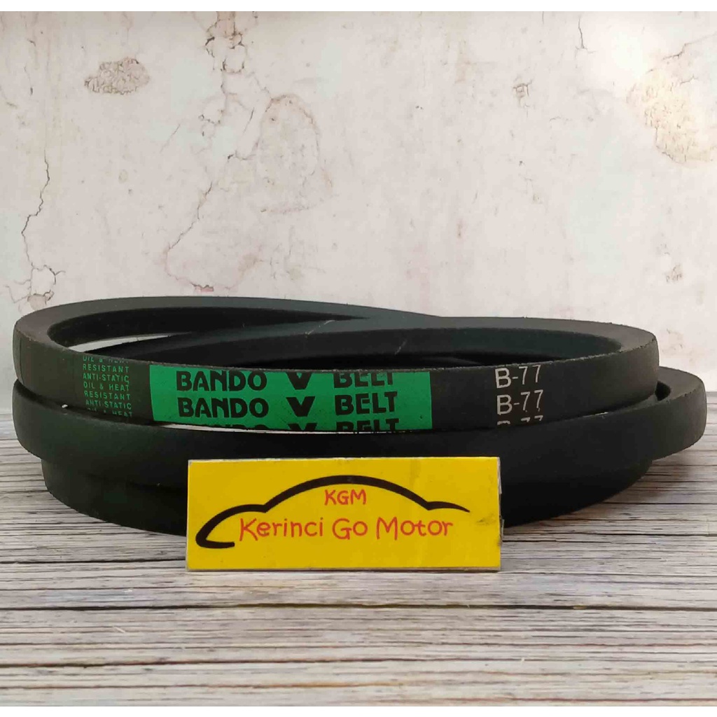 BANDO VAN BELT B-77 V BELT TALI KIPAS B77 FAN BELT VANBELT POLOS B-77