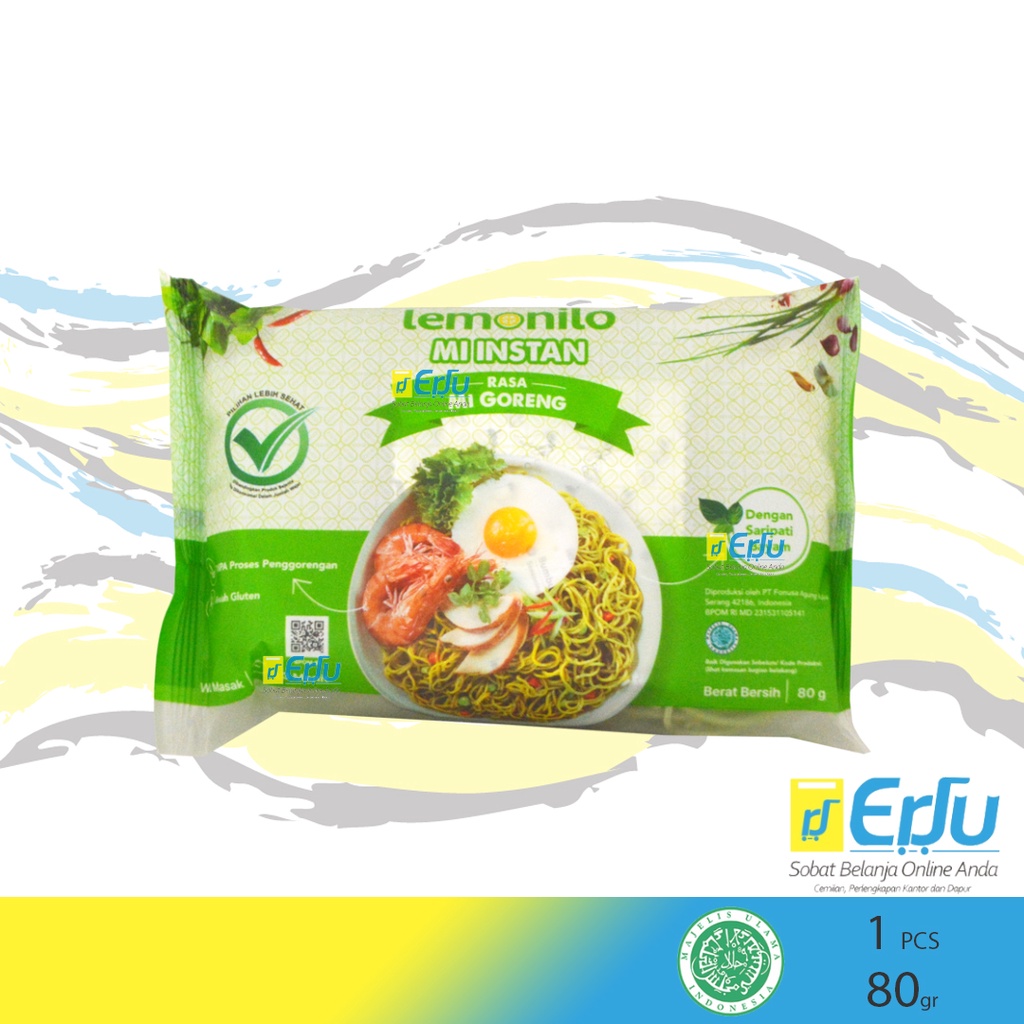 

ECER Lemonilo Mie Goreng Mi Instan Goreng Halal - 80gr