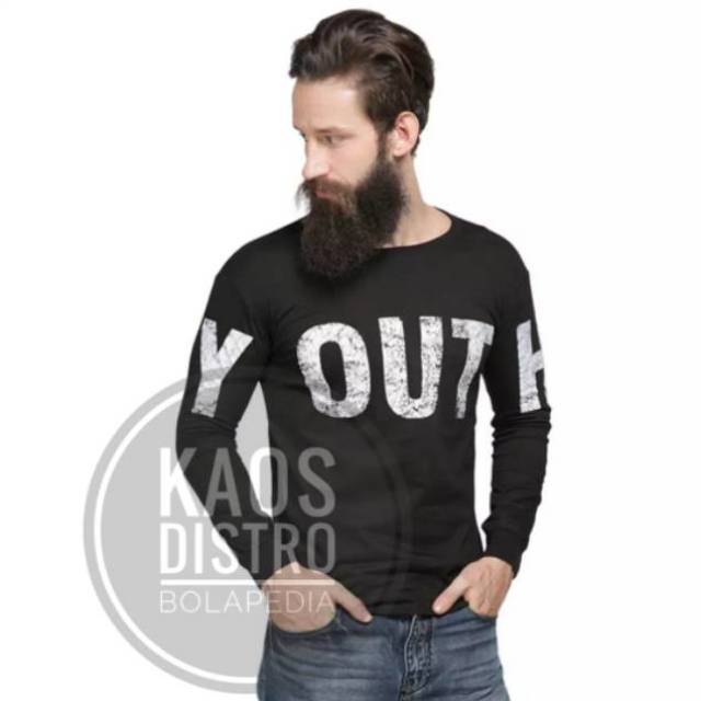 Kaos longsleeve lengan panjang pria distro Shopee Indonesia Kaos longsleeve lengan panjang pria distro Shopee Indonesia