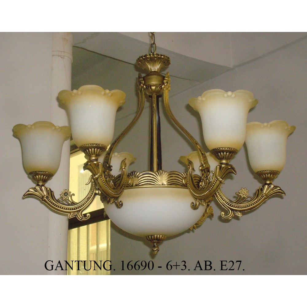 LAMPU GANTUNG | LAMPU HIAS|LAMPU MEJA MAKAN 16690/63 - GD