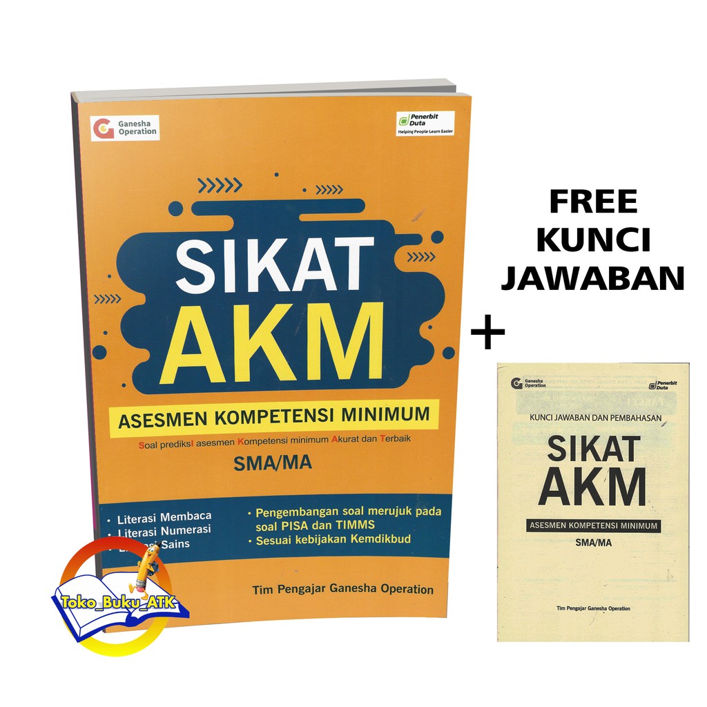 

LATIHAN SOAL SIKAT AKM (Assesmen Kompetensi Minimum) SMA/MA GO PENERBIT DUTA 2020/2021 BUKU MURAH!!