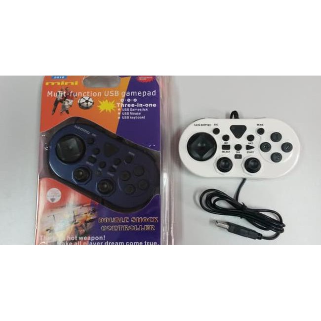 GAMEPAD MINI 3 IN 1 YSOMC DOUBLESHOCK - BIRU KODE 1207