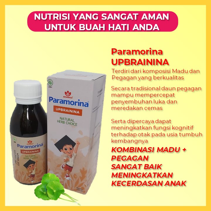 

Madu Pertumbuhan anak Paramorina madu Upbrainina Netto 100 gr BPPOM TR 193635191 Madu menambah intelegensia anak