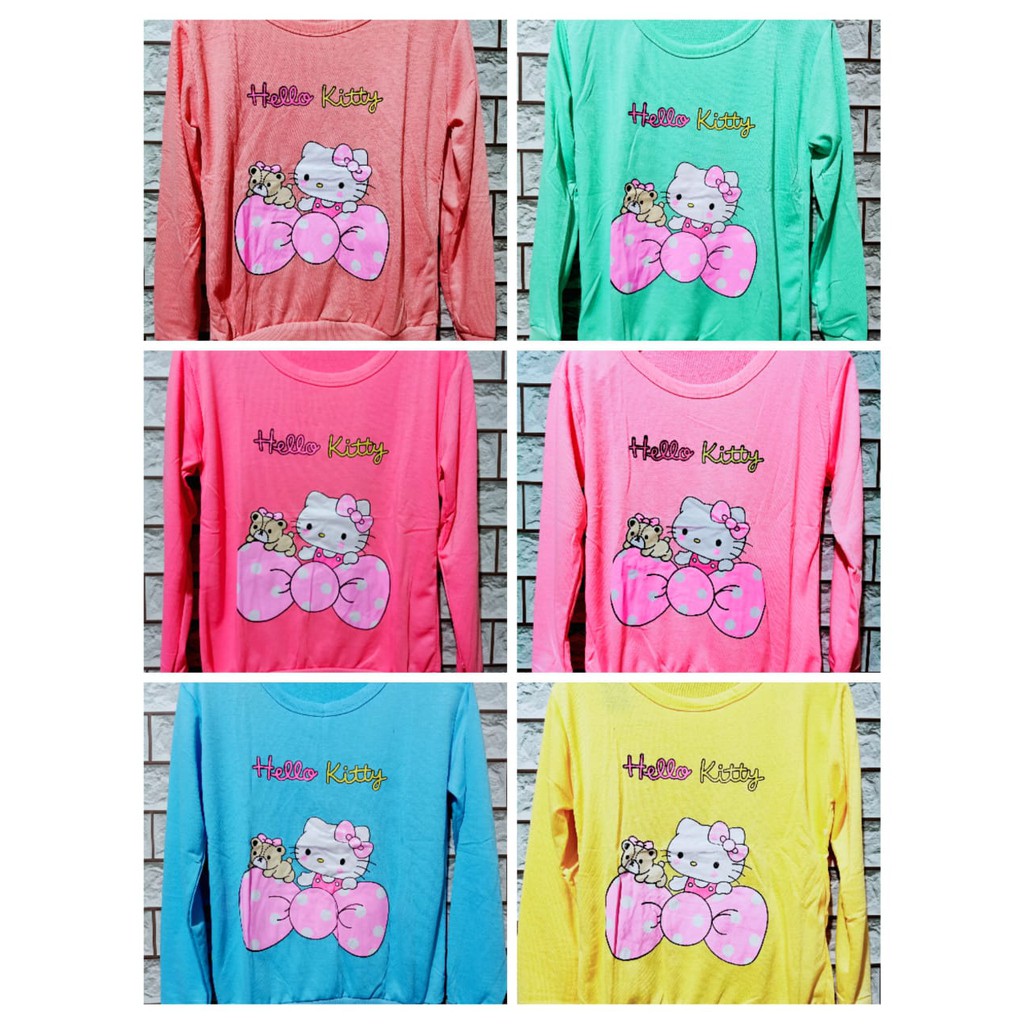 LEANA58 SWEATER WANITA HELLO KITTY PITA