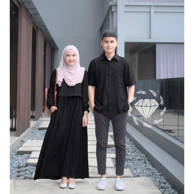 Cp Cassie Couple Gamis Cassie Couple terbaru Gamis Couple murah