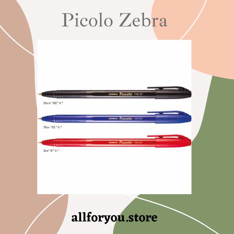 

Pulpen Piccolo Semi Gel Ink Zebra - 0.7 mm
