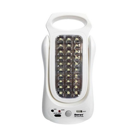 Lampu Emergency Surya 2 Arah Sisi LED 6013+ USB